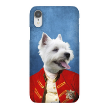 Load image into Gallery viewer, COMMANDER IN MISCHIEF CUSTOM PET PORTRAIT PHONE CASE