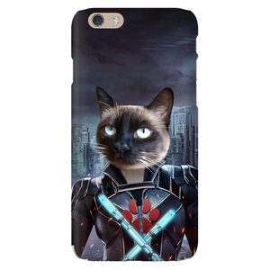 BLACK AZNITE CUSTOM PET PORTRAIT PHONE CASE