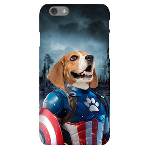 CAPTAIN KIBBLES CUSTOM PET PORTRAIT PHONE CASE