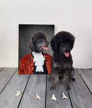 Load image into Gallery viewer, To The Moon - Frank Sinatra &amp; Singer Inspired Custom Pet Portrait Canvas