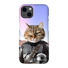 Load image into Gallery viewer, Wanderlorian - Mandalorian &amp; Star Wars Inspired Custom Pet Portrait Phone Case
