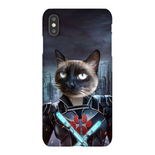 Load image into Gallery viewer, BLACK AZNITE CUSTOM PET PORTRAIT PHONE CASE