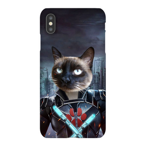 BLACK AZNITE CUSTOM PET PORTRAIT PHONE CASE