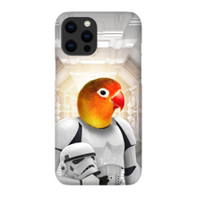 Load image into Gallery viewer, Storm Blooper - Storm Trooper &amp; Star Wars Inspired Custom Pet Portrait Phone Case