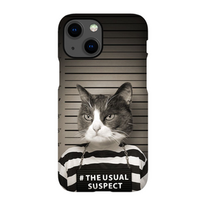 THE USUAL SUSPECT CUSTOM PET PORTRAIT PHONE CASE