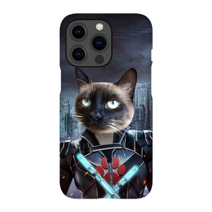 BLACK AZNITE CUSTOM PET PORTRAIT PHONE CASE