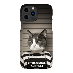 THE USUAL SUSPECT CUSTOM PET PORTRAIT PHONE CASE