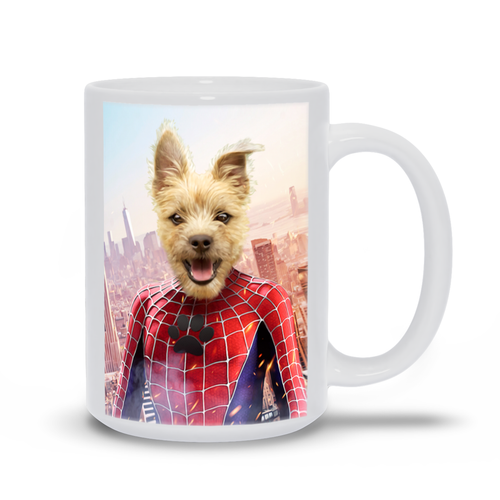 SPIDER MUTT CUSTOM PET PORTRAIT MUG