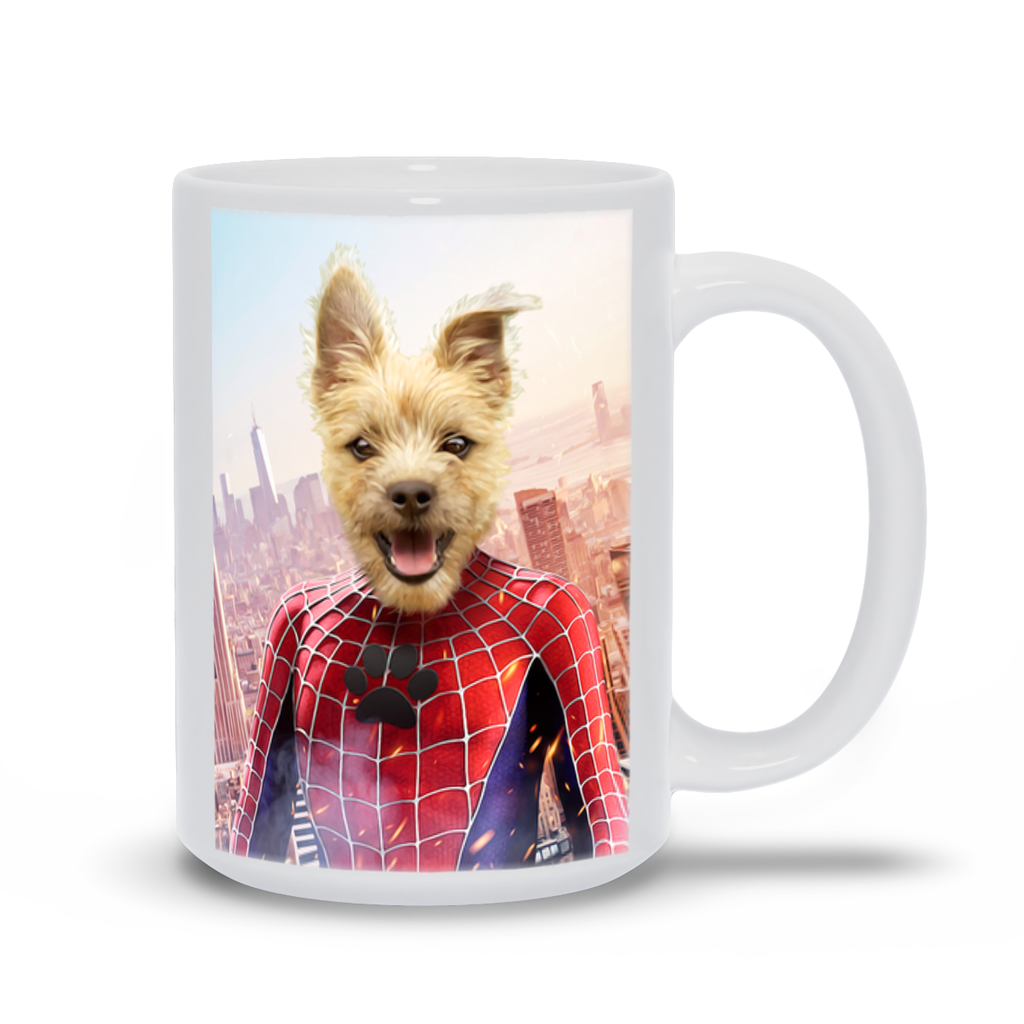 SPIDER MUTT CUSTOM PET PORTRAIT MUG