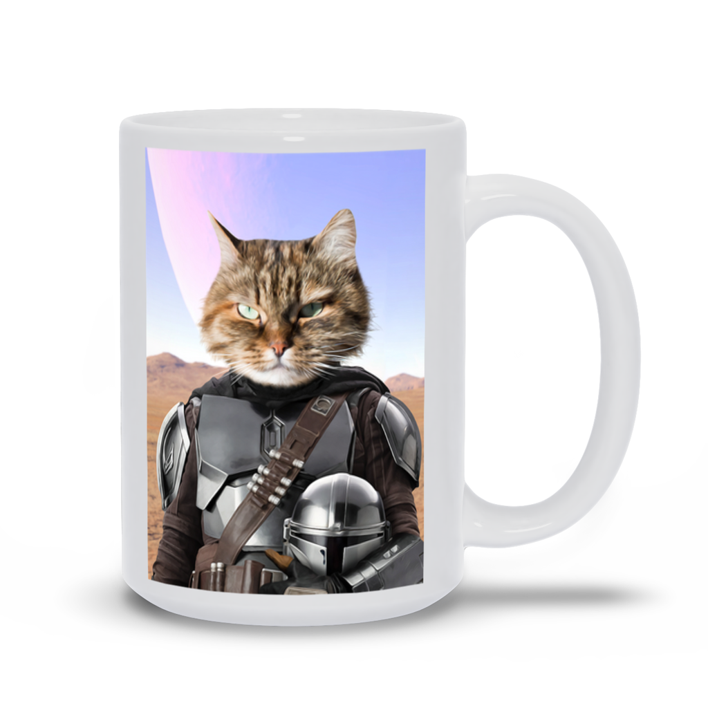 Wanderlorian - Mandalorian & Star Wars Inspired Custom Pet Portrait Mug